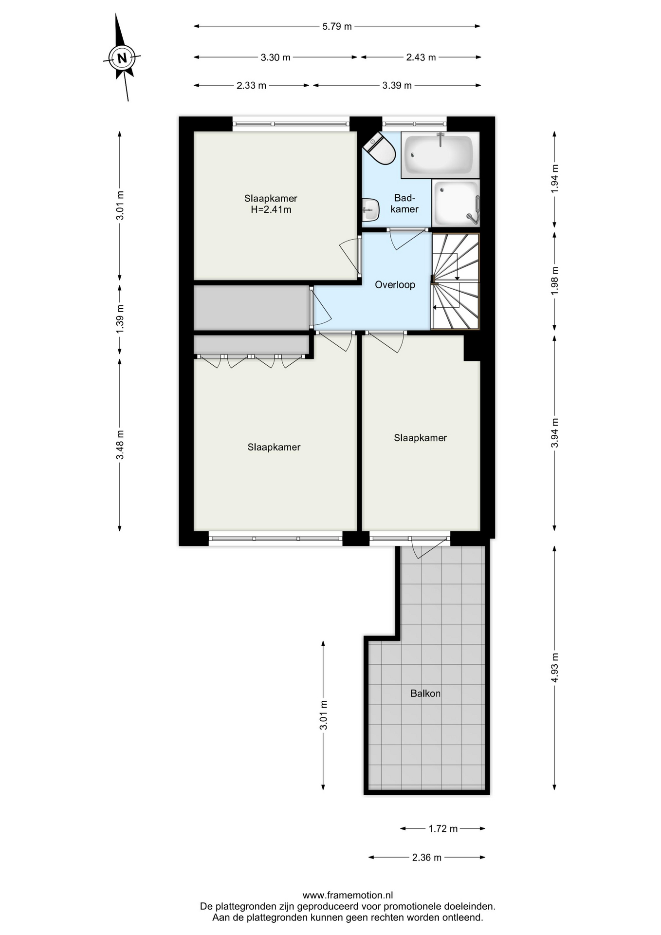 Plattegrond Tussenwoning Laan van Nederhoven 158 , Zwijndrecht