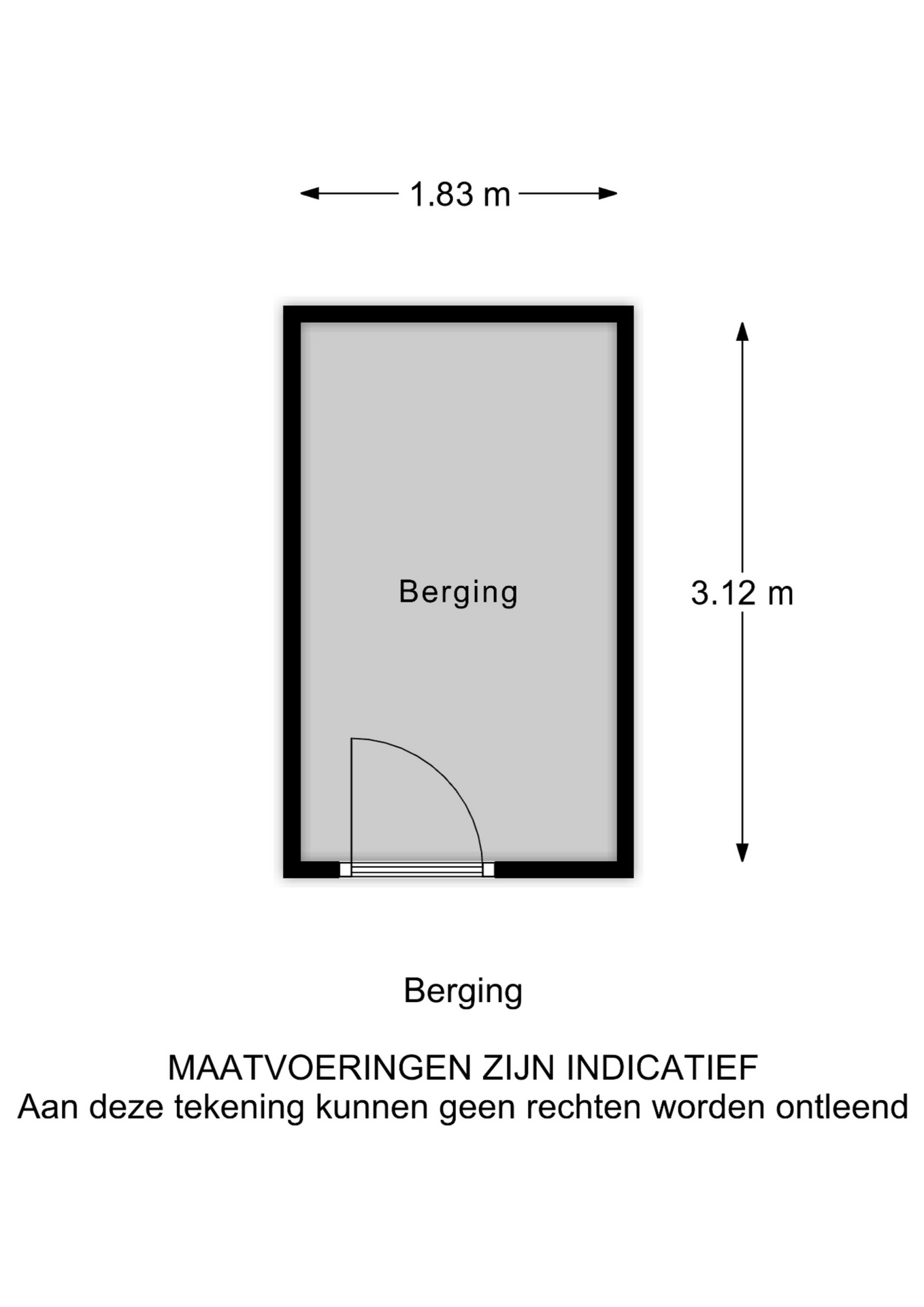 Plattegrond Galerijflat Ogierssingel 283 , Rotterdam