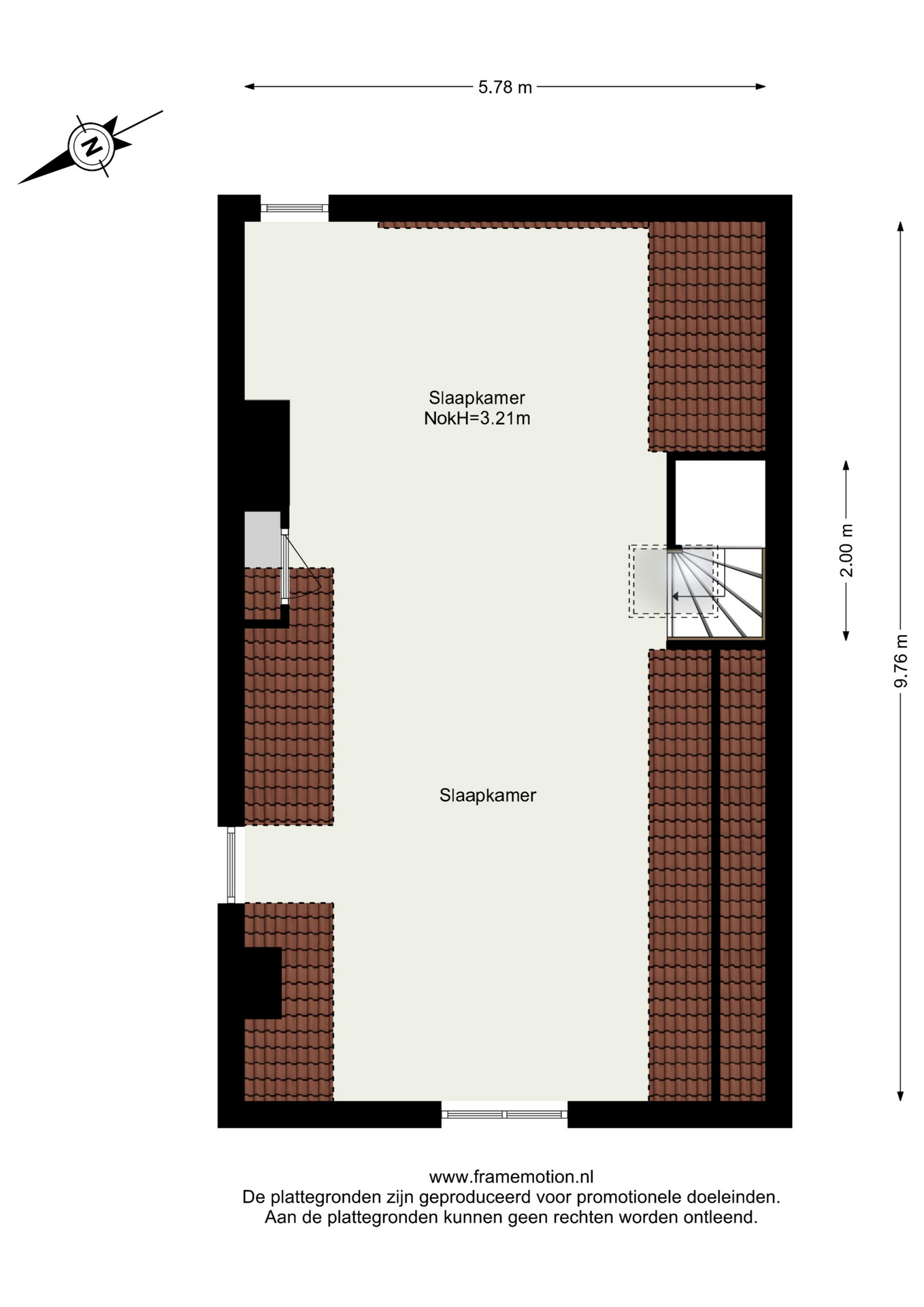 Plattegrond Tussenwoning Koninginnestraat 21 23, Dordrecht