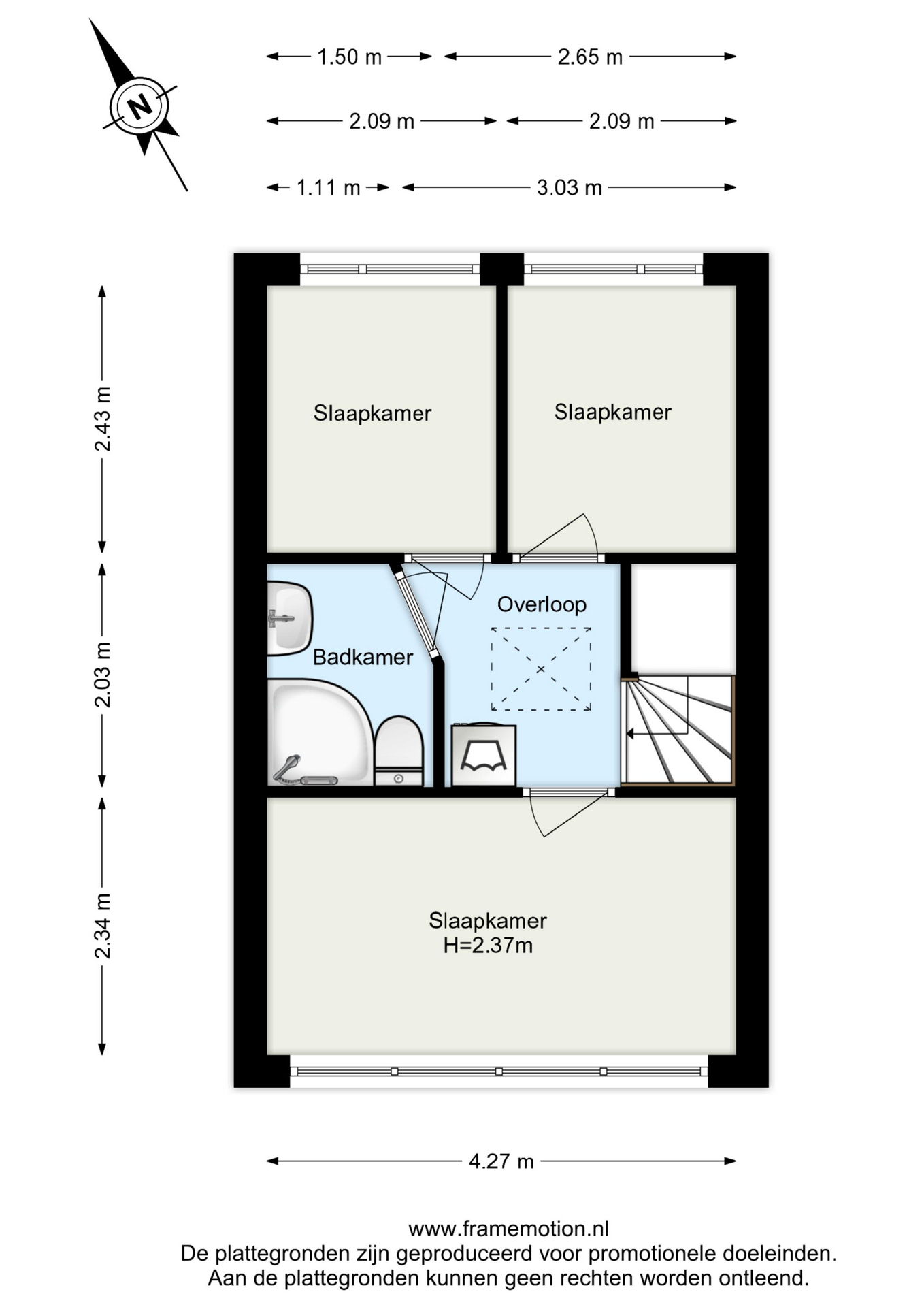 Plattegrond Tussenwoning Hollanderstraat 19 , Dordrecht