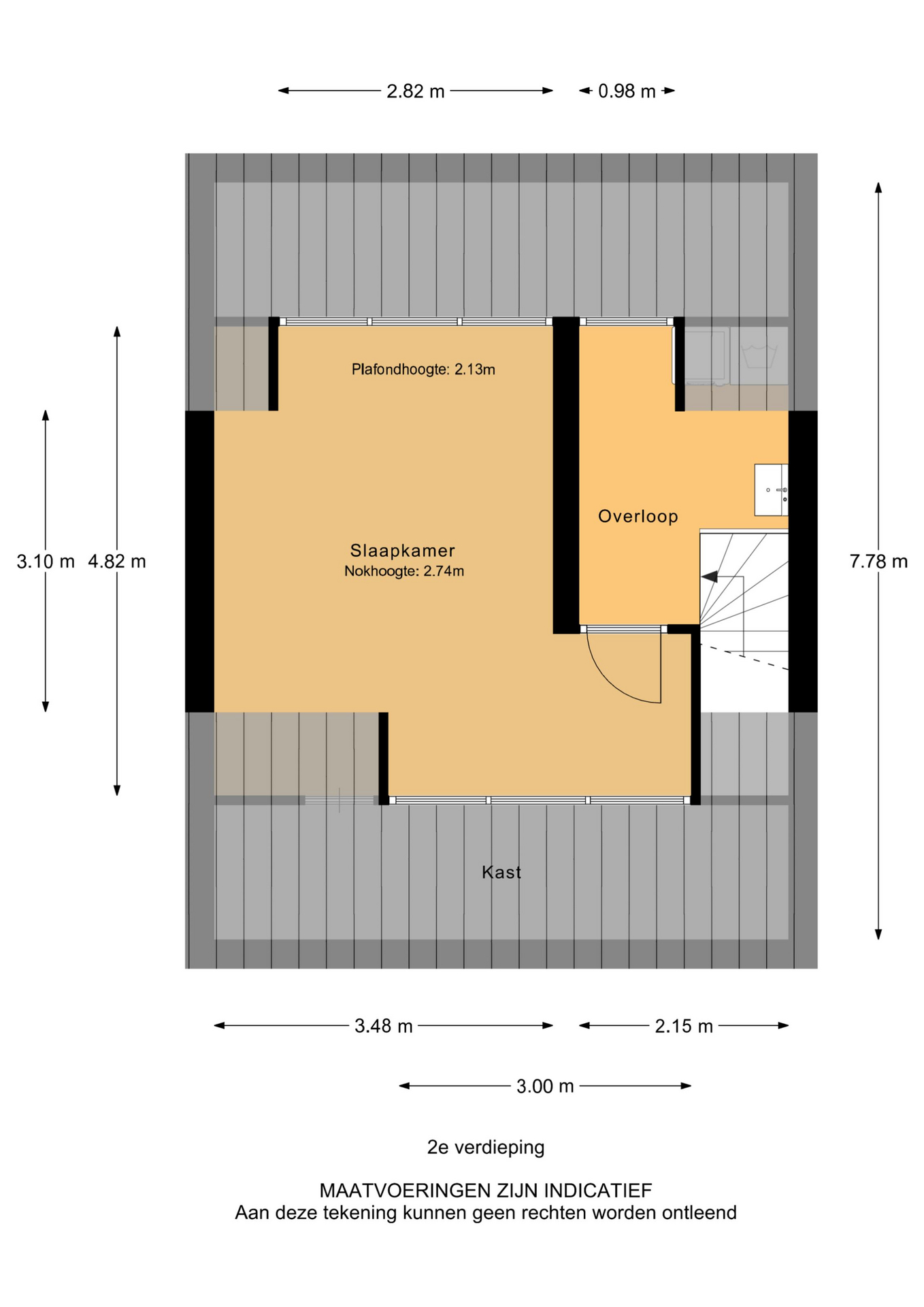 Plattegrond Hoekwoning Ds. J.A. Visserstraat 11 , Heerjansdam